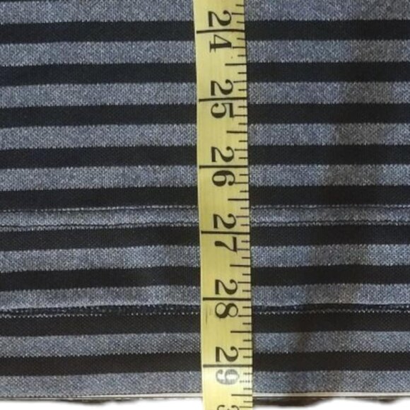 FootJoy Men's Golf Gray/Black/Pink Striped Polo Shirt Size Medium! - Picture 13 of 16